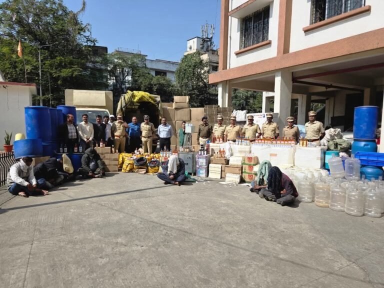 राज्य उत्पादन शुल्क विभागाचा मोठा दणका; गोंडवाना पिंपरी येथे बनावट दारू कारखाना उद्ध्वस्त