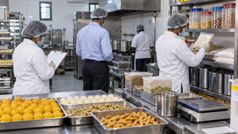 FDA अधिकाऱ्यांकडून हॉटेलच्या स्वयंपाकघराची तपासणी