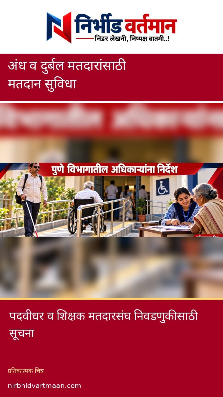 अंध व दुर्बल मतदार